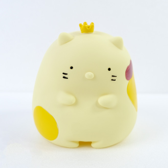 예쁜 플라스틱 어린이 지폐 저금통 인테리어 소품, 귀여운 캐릭터 저금통 아이보리, 1개