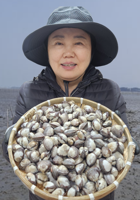 [상위1%] 산지직송 국내산 벌교 새꼬막 여자만, 1개, 1kg(특대70미내외)새꼬막