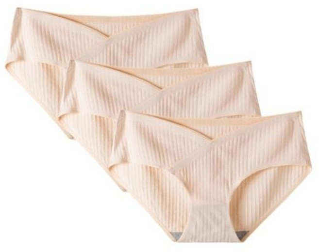 오티온 임산부 v랩 로우 심리스 순면팬티 3p