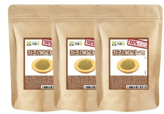 굿소일즈 GARU 국내산 볶은 차조 분말, 3개, 가루랑v 100% 국산 차조분말(볶음)200g