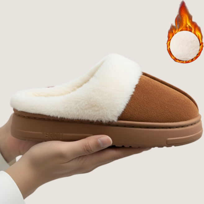 트렌듀어 여성 털 슬리퍼 겨울 방한 퍼슈즈