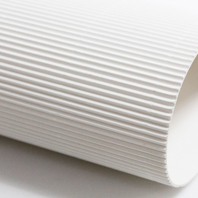 [상우아트] 골판지 4절 미술용지 공예용 01흰색