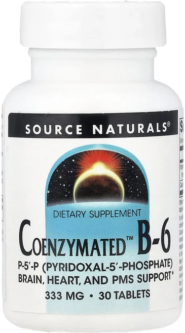 소스네츄럴스 코엔자이메이티드 B-6 333mg 30정, 3개 - 쿠팡