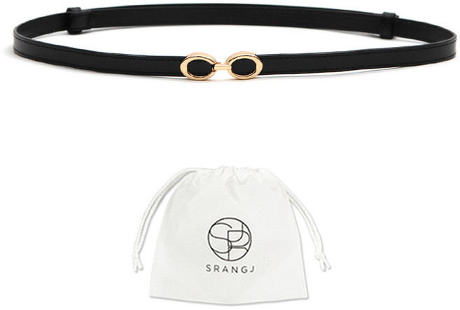 에스랑제이 여성 소가죽 슬림 원피스 벨트 BJ19