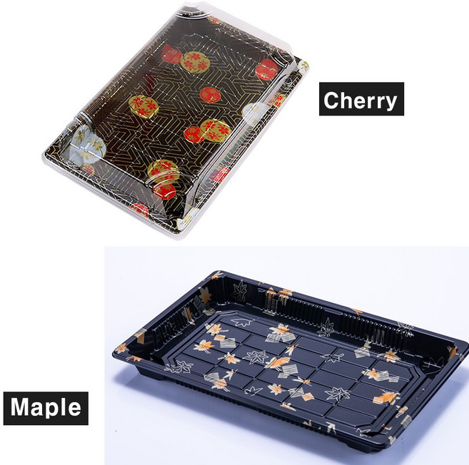 [성우플러스] 초밥용기 9호 XJT-09 Maple 300세트, 1박스