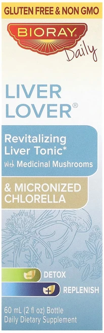 Bioray Liver Lover 리바이탈라이징 리버 토닉 알코올 무함유 60ml(2fl oz), 1개, 60ml - 쿠팡