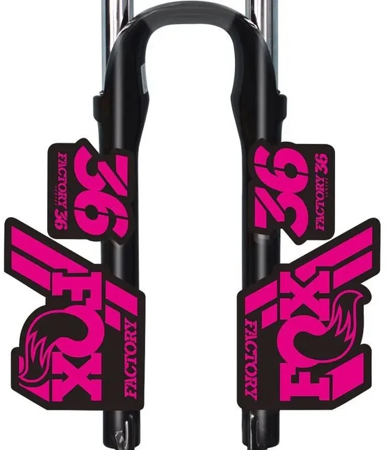 포크 데칼 산악 자전거 프론트 스티커 MTB 궁극적 인 장식 필름, red