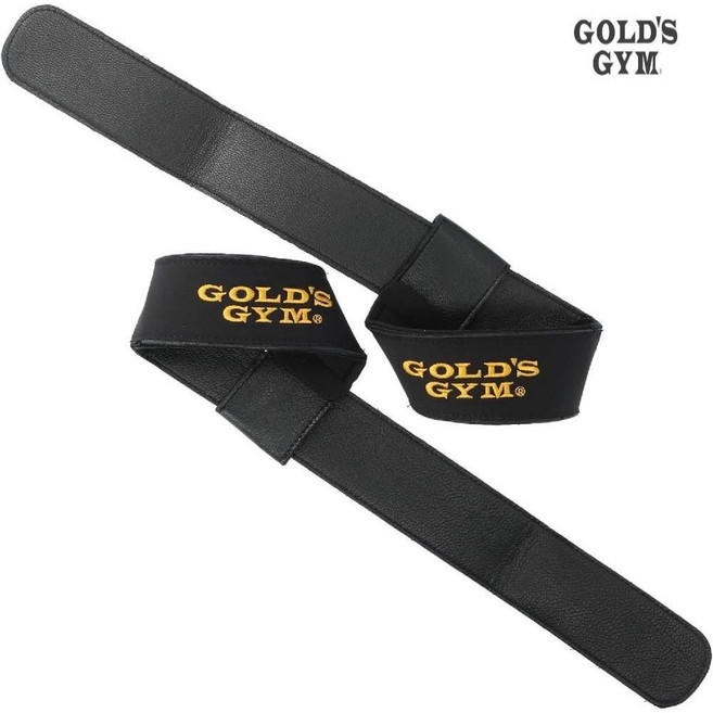 골드짐 헬스 피트니스 운동 가죽 레더 손목 스트랩 보호대 데드리프트, 1개