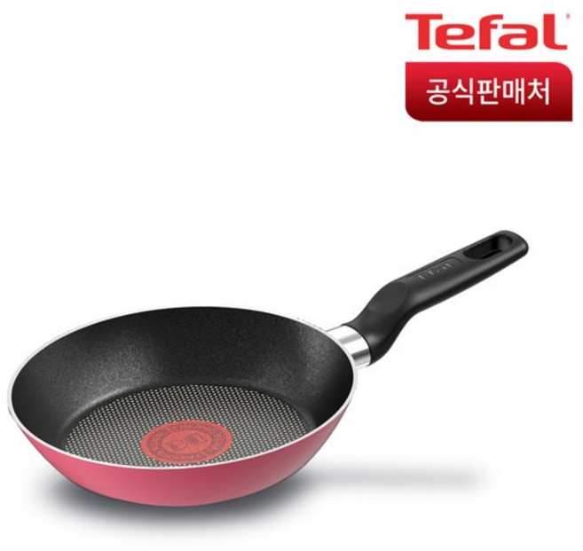 티타늄1X 뉴인조이 미니 후라이팬 18cm(핑크), 1개