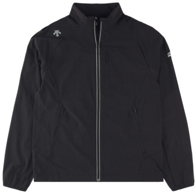 [데상트] 러닝 스트레치 우븐 집업 자켓 SR221RWT41-BLK0