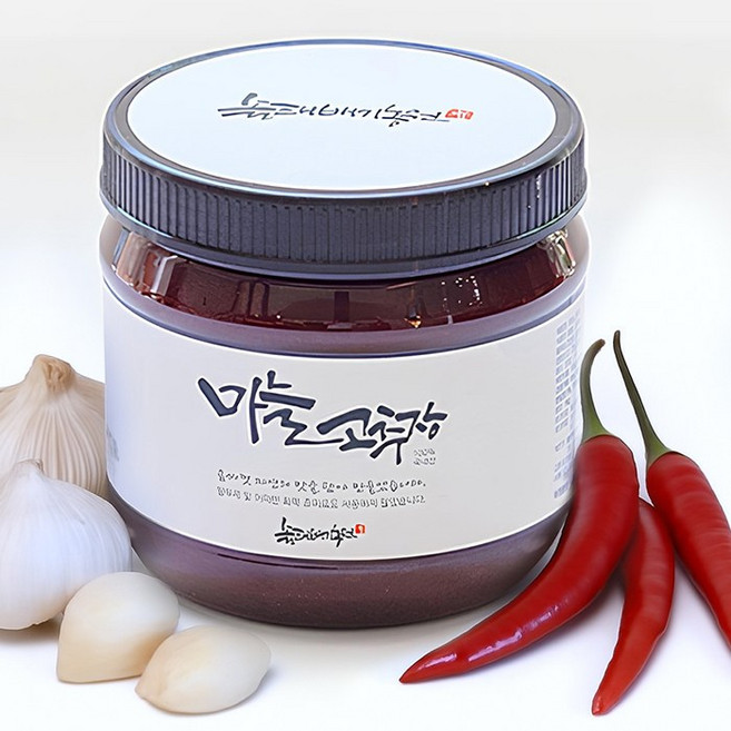 수제 저염 마늘고추장 무첨가 국산재료 만능 양념장, 1개, 1kg