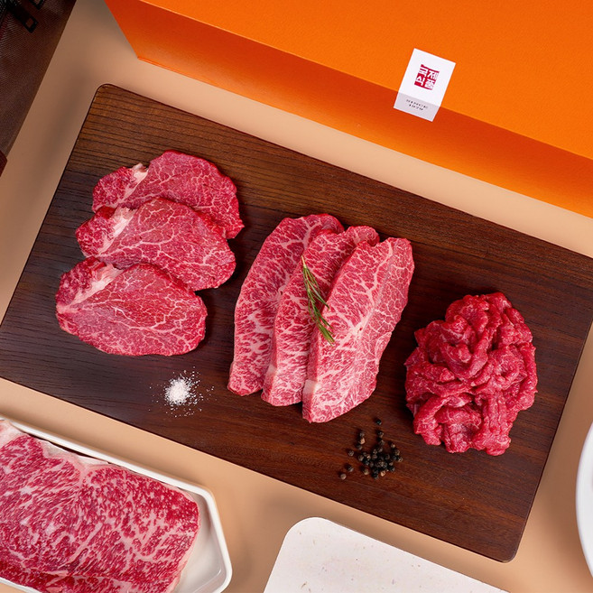 1++명품한우 미식종합세트 4호(등심300g*2+불고기300g+국거리300g), 1개