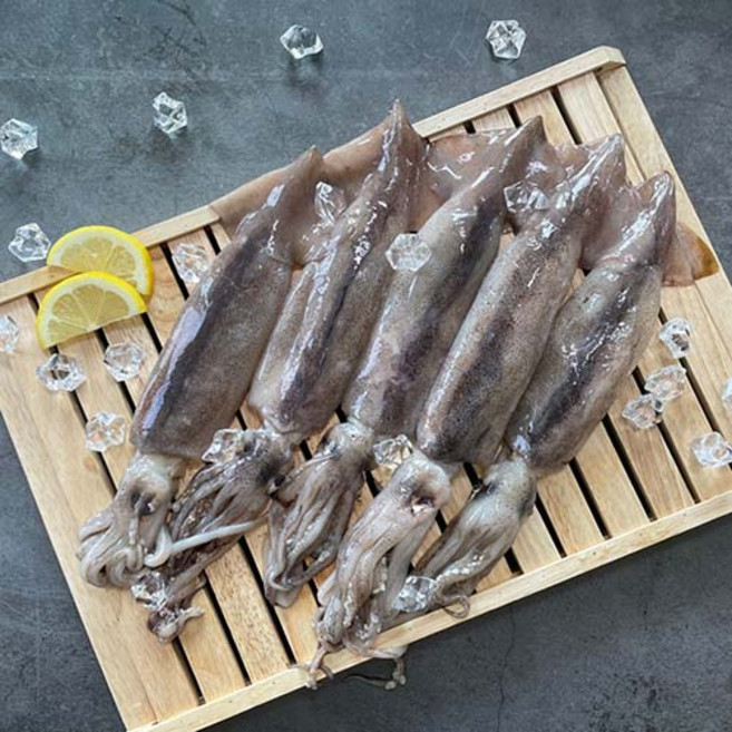 손질 통오징어 2미 ( 260g 내외 / 320g 내외), 1개, 2미 (260g 내외) * 4팩