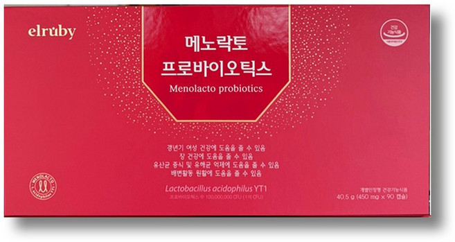 [휴온스N 공식] 메노락토 프로바이오틱스 갱년기 유산균 yt1, 90정, 1개
