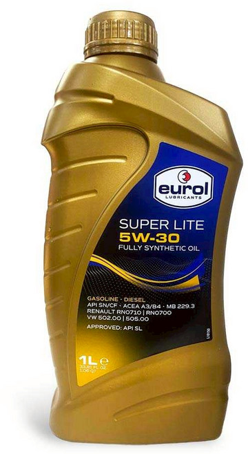 Eurol SUPER LITE 全合成引擎機油, 1瓶, 5W-30, 1Le