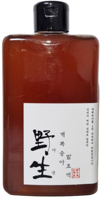 야생 개복숭아 발효액 엑기스 효소 진액, 1L, 1개