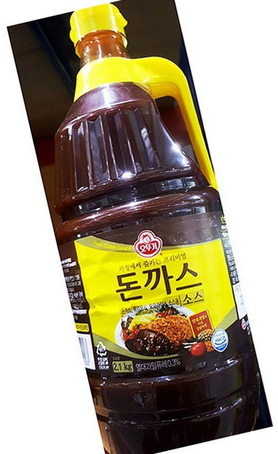 오뚜기 돈까스 소스 2.1kg 대용량 업소용 커틀릿 포크