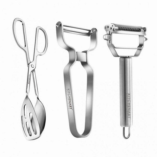 키친아트 스텐 조리도구 주방용 집게 채칼 뒤집개 10종, 1개, 06476-키친아트 베니 미니국자