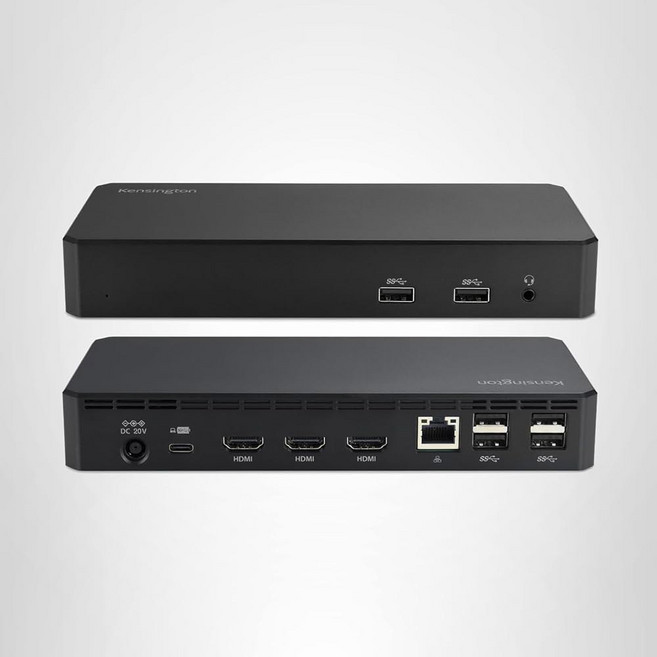 Kensington SD4760P 11-in-1 USB-C Docking Station Triple Monitor DisplayLink 3xHDMI 100W Charging for