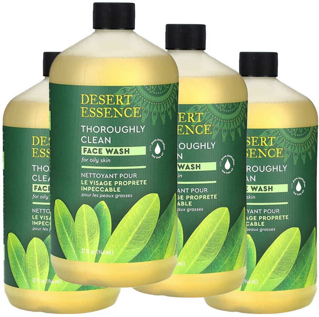 데저트에센스 쏘로울리 클린 페이스 워시 오리지널, 946ml, 4개 - 쿠팡