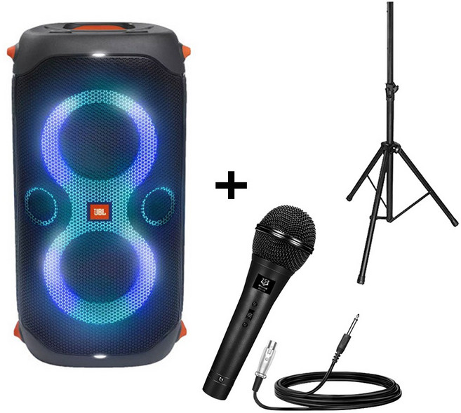 JBL PARTYBOX110 파티박스110 + 유선마이크 + 스피커스탠드