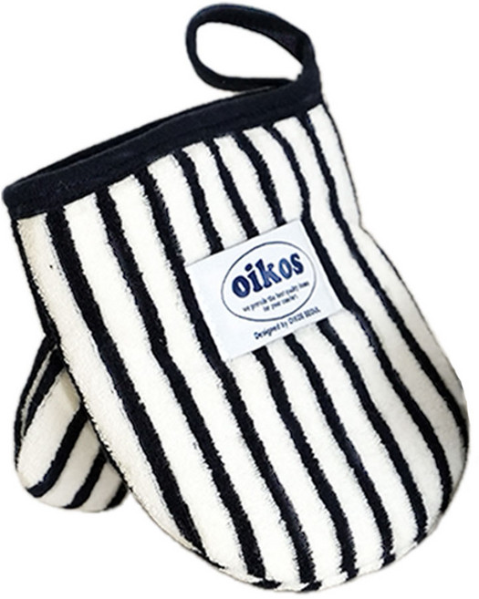 오이코스 테리 타월 주방장갑(1P) 국산 패브릭 부드러운촉감 키친글러브, 크림, 1개