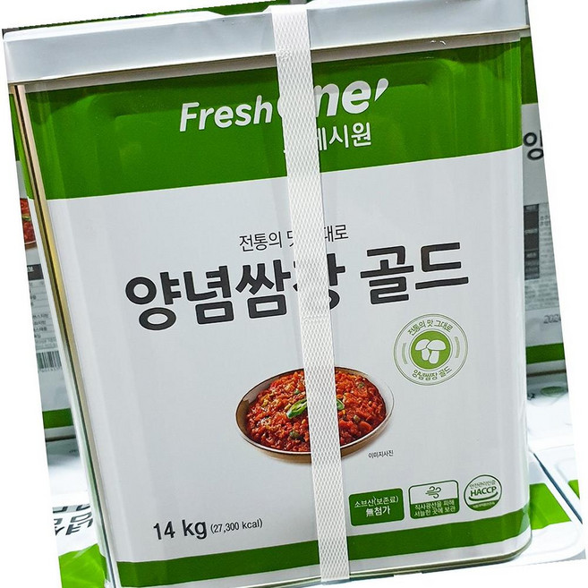 프레시원 양념 쌈장 골드 14kg 장류, 1개