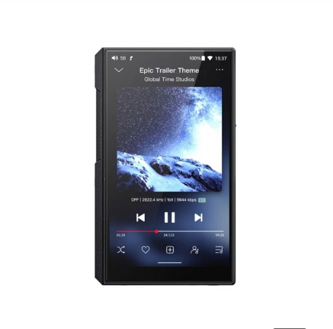 FiiO M11S 음악 플레이어 스냅 660 듀얼 ES9038Q2M 고해상도 MP3 WiFi MQA 블루투스, 01 그레이, 1개