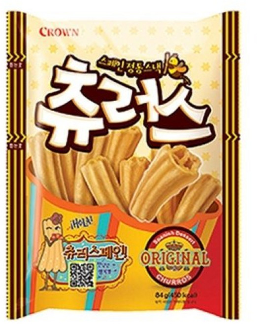 크라운 츄러스, 84g, 2개