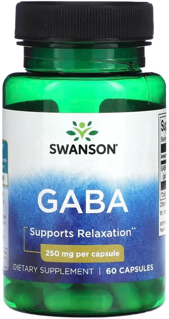 스완슨 가바 250 mg 60캡슐, 1개, 60정 - 쿠팡