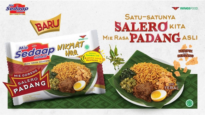 mie sedaap padang