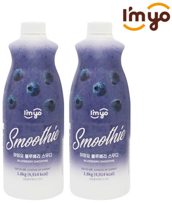 아임요 블루베리 스무디 1.8kg 2개세트, 2개