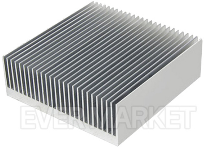 알루미늄 방열판 히트싱크 열전소자 쿨러 80x80x26.8mm, 1개