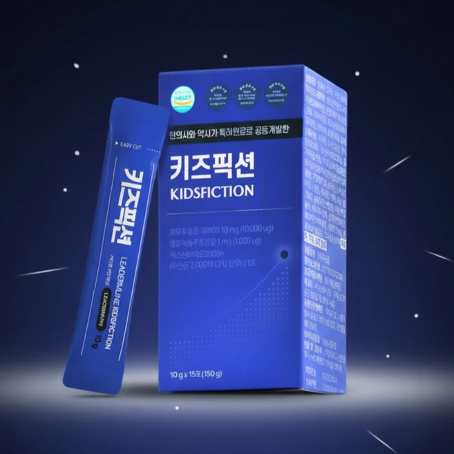리더뮨 키즈픽션 촉진원료 솔루션 1박스, 6개, 150g - 쿠팡