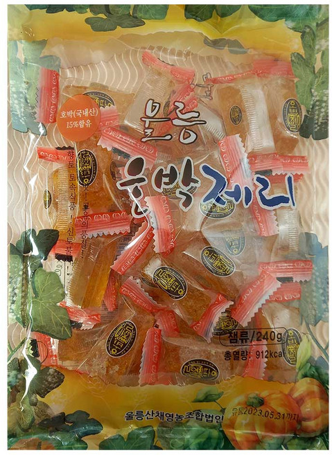 울릉도 호박젤리, 240g, 2개