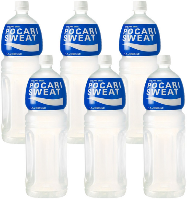 동아오츠카 포카리스웨트 1.5L 6개 ( 무라벨/유라벨 랜덤 )