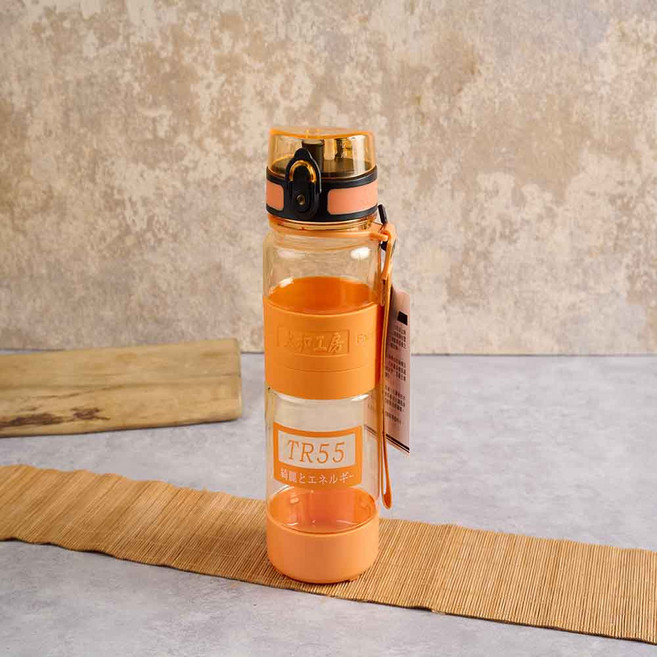 太和工房 TR55運動水壺 安全材質 輕巧便攜 時尚設計, 橘色, 700ml, 1個