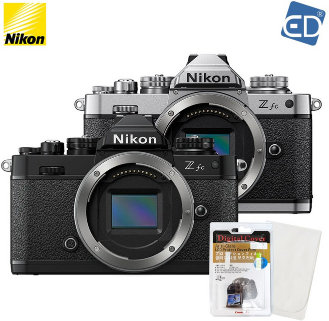 [니콘정품] Z fc 바디 미러리스 카메라 +액정필름+포켓융 /ED, 02 Z fc 바디 블랙