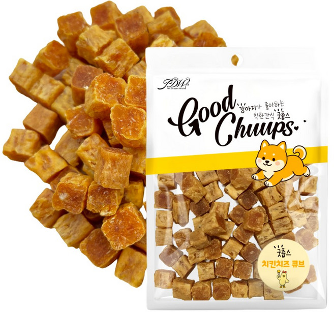 굿츕스 고구마 치즈치킨 토핑, 큐브, 180g, 1개