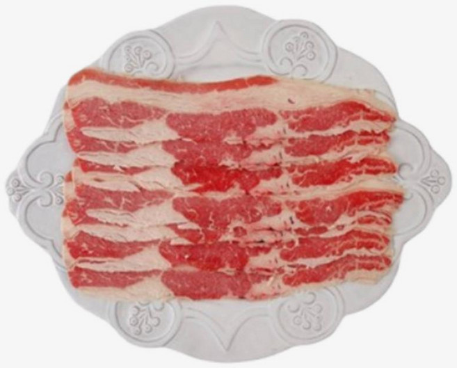 프리미엄 미국산 우삼겹/삼겹양지 슬라이스 구이용 훠궈용 샤브샤브용, 1개, 6kg