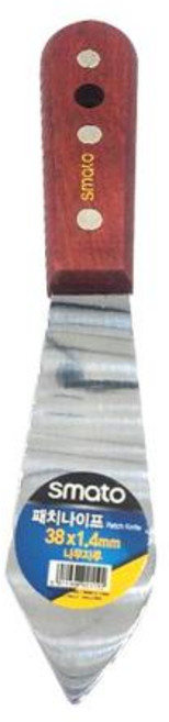 스마토 패치나이프 나무손잡이 38 x 1.4 mm 102-5024, 12개