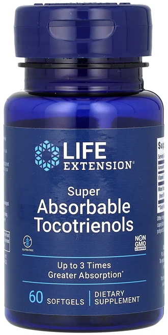 Life Extension 고흡수성 토코트리에놀 소프트젤 60정, 1개 - 쿠팡