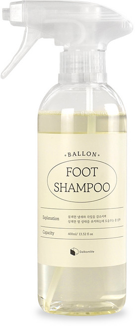 달콤라이프 항균99.9% 발롱 풋샴푸 400ml, 1개, 1개입