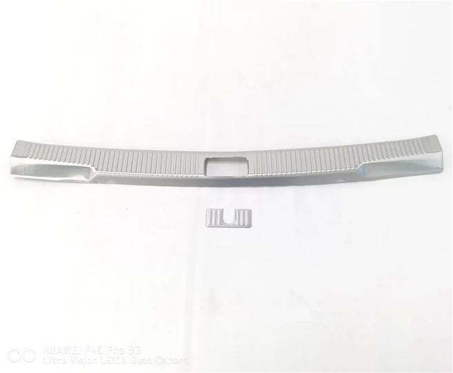 호환 아우디 A6 C7 4세대 2012- 차량용 테일 리어 박스 게이트 백 도어 트렁크 부트 도어실 스커프 페달 (, 01 matt steel 2pcs