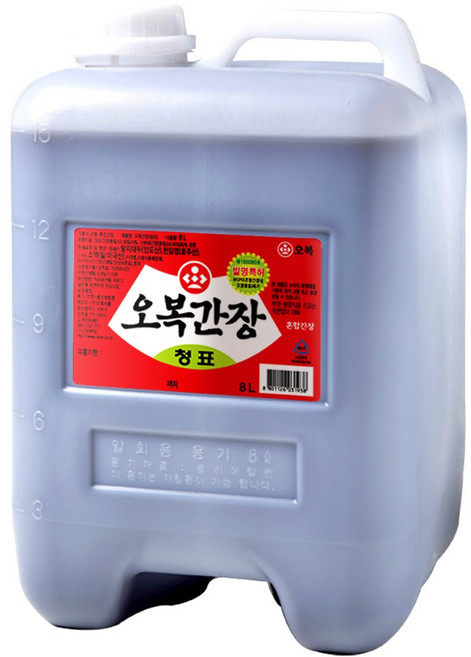 오복식품 오복식품간장 청표, 8L, 1개