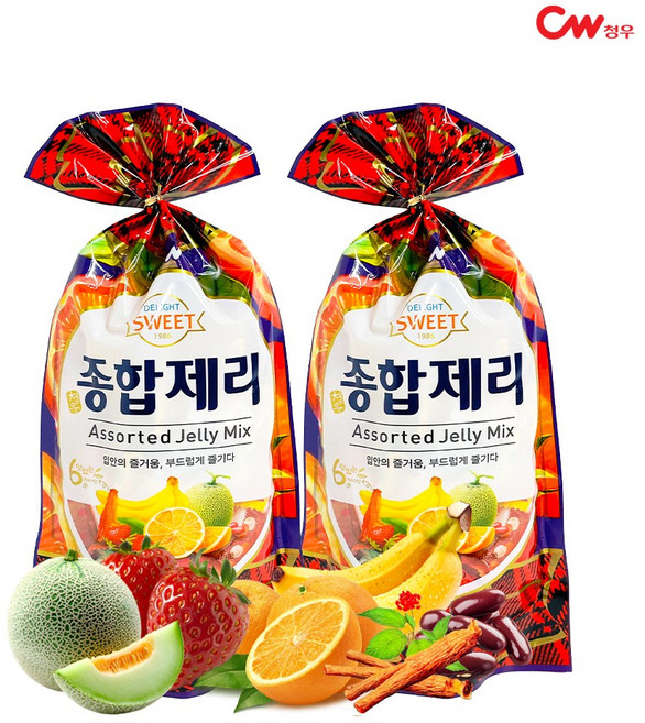 청우식품 제리종합, 500g, 2개
