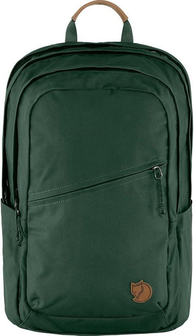 Fjällräven 피엘라벤 Raven 28 백팩 - 멀티 포켓 오거나이저 패딩 지지대 내구성 있는 원단 출퇴근 여행 블랙. 원사이즈 백팩_177045, 딥 파티나_177045