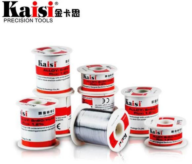 Kaisi 0.3mm 저 융점 솔더 와이어 수리 용접 납 주석 로진 코어, 04 0.6mm 50G X 1PCS