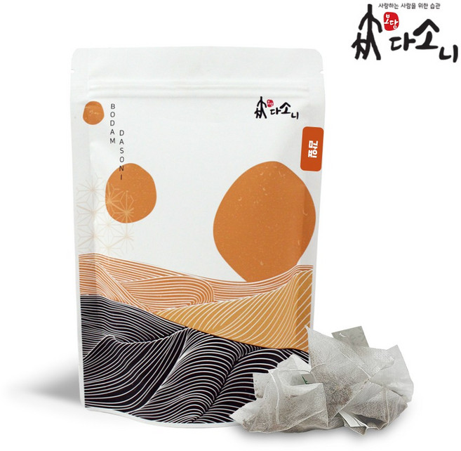 보담다소니 감잎차 국내산 티백 감잎 삼각티백 50개 100개, 감잎차티백 100개(15%할인), 1g, 4개, 25개입
