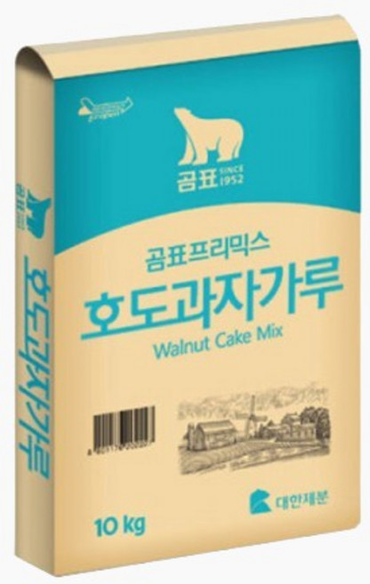 대한제분 호두과자가루믹스, 10kg, 1개